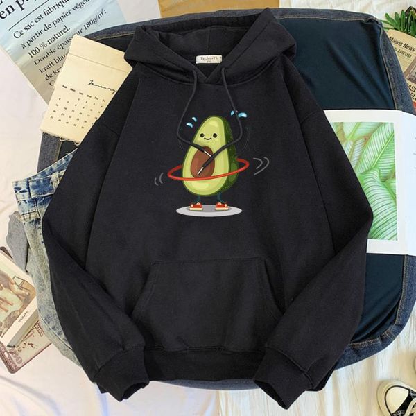 women's hoodies & sweatshirts sporty avocado cartoon printed 2021 hoodie streetwear fleece hoody for women korean fashion female sweats, Black
women's hoodies & sweatshirts sporty avocado cartoon printed 2021 hoodie streetwear fleece hoody for women korean fashion female sweats, Black