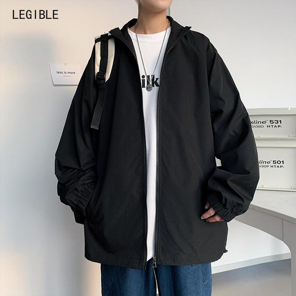 men's jackets legible 2021 spring autumn jacket men solid casual mens loose hooded male, Black;brown
men's jackets legible 2021 spring autumn jacket men solid casual mens loose hooded male, Black;brown
