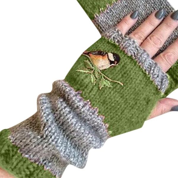 five fingers gloves embroidery birds cotton fingerless glove for women girl' knitted block splice mittens womens girls, Blue;gray
five fingers gloves embroidery birds cotton fingerless glove for women girl' knitted block splice mittens womens girls, Blue;gray