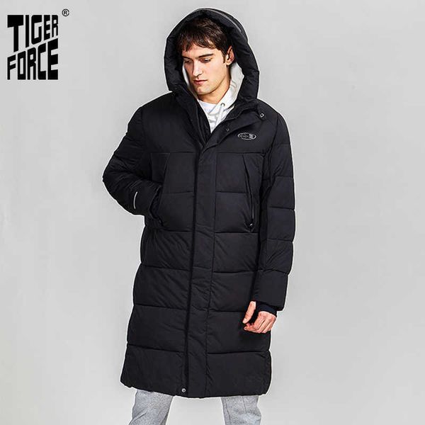 tiger force men's hooded long coat, large pocket black warm parka, 2021 winter collection
tiger force men's hooded long coat, large pocket black warm parka, 2021 winter collection