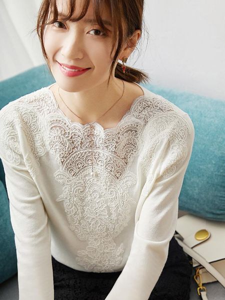 women's sweaters wool elegant style merino sweater base light woolen 48 count worsted yarn, White;black
women's sweaters wool elegant style merino sweater base light woolen 48 count worsted yarn, White;black