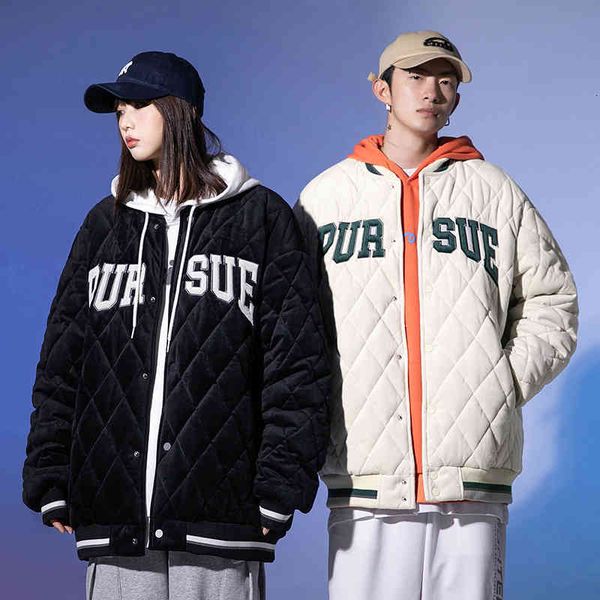 men coat men's jackets hanlu menswear 2021 winter fashion brand baseball suit cotton jacket loose couple men, Black;brown
men coat men's jackets hanlu menswear 2021 winter fashion brand baseball suit cotton jacket loose couple men, Black;brown