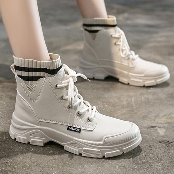 boots 2021 winter women for pu leather sock shoes ladies casual autumn platform ankle black white
boots 2021 winter women for pu leather sock shoes ladies casual autumn platform ankle black white