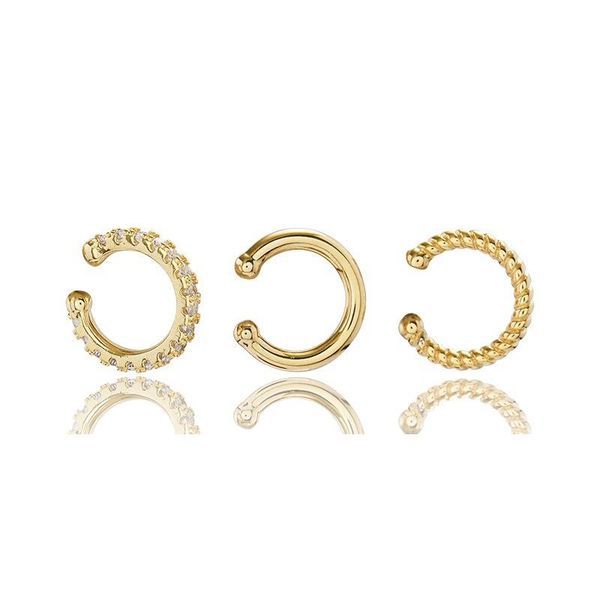 hoop & huggie punch-earrings for women c shape zirconia cartilage earring clips geometric vintage girl gift jewelry accessories, Golden;silver
hoop & huggie punch-earrings for women c shape zirconia cartilage earring clips geometric vintage girl gift jewelry accessories, Golden;silver