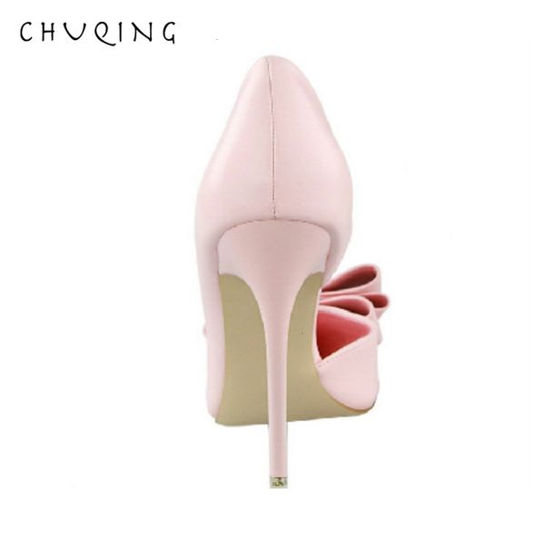chuqing korean fashion exquisite bow high heels stiletto shallow mouth pointed side hollow shoes, Black
chuqing korean fashion exquisite bow high heels stiletto shallow mouth pointed side hollow shoes, Black