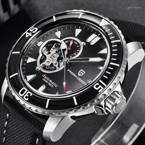 men's tourbillon mechanical wristwatch 200m waterproof hollow automatic watches brand sapphire glass clock wristwatches, Slivery;brown
men's tourbillon mechanical wristwatch 200m waterproof hollow automatic watches brand sapphire glass clock wristwatches, Slivery;brown