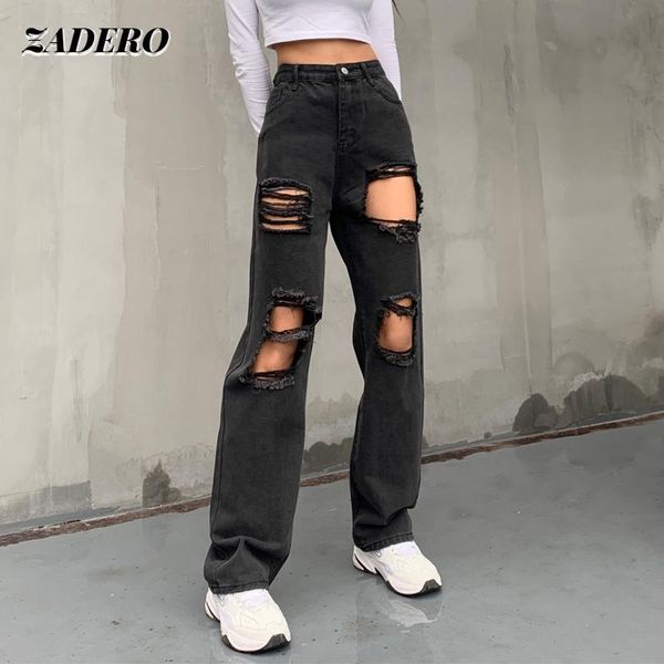 women's pants & capris loose trousers ripped black jean femme y2k hole casual high waist pocket straight distressed jeans 90s vintage s, Black;white
women's pants & capris loose trousers ripped black jean femme y2k hole casual high waist pocket straight distressed jeans 90s vintage s, Black;white