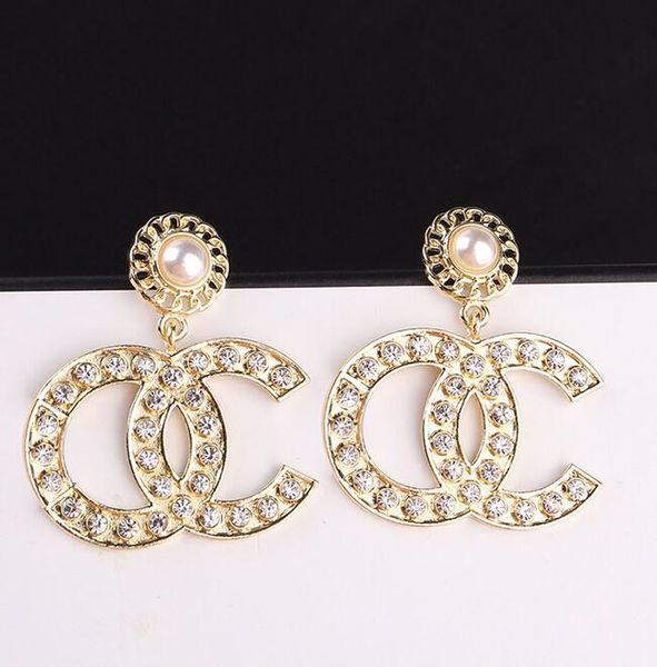 20color wholesale 18k gold plated luxury designer classics letters stud dangle earrings copper metal women rhinestone wedding party gifts je, Silver
20color wholesale 18k gold plated luxury designer classics letters stud dangle earrings copper metal women rhinestone wedding party gifts je, Silver