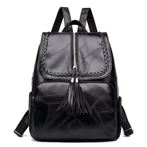 backpack style fringed ladies 2021 high-quality women's pu fashion solid color stitching pattern large-capacity women
backpack style fringed ladies 2021 high-quality women's pu fashion solid color stitching pattern large-capacity women