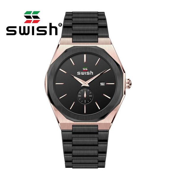 wristwatches swish men water resistant watch 2021 stainless steel quartz watches gold fashion sport chronograph wristwatch male heren horlog, Slivery;brown
wristwatches swish men water resistant watch 2021 stainless steel quartz watches gold fashion sport chronograph wristwatch male heren horlog, Slivery;brown