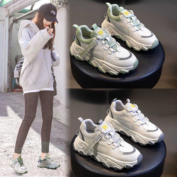 leather daddy shoes 2021 autumn and winter women's korean versatile sports thick bottom breathable small white, Black
leather daddy shoes 2021 autumn and winter women's korean versatile sports thick bottom breathable small white, Black