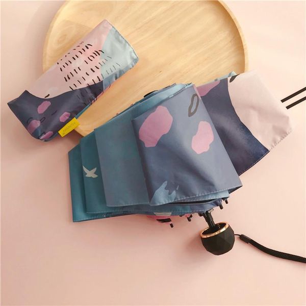 umbrellas lightweight and small five-folding pocket mini sun umbrella creative fresh korean style folding cute girl
umbrellas lightweight and small five-folding pocket mini sun umbrella creative fresh korean style folding cute girl