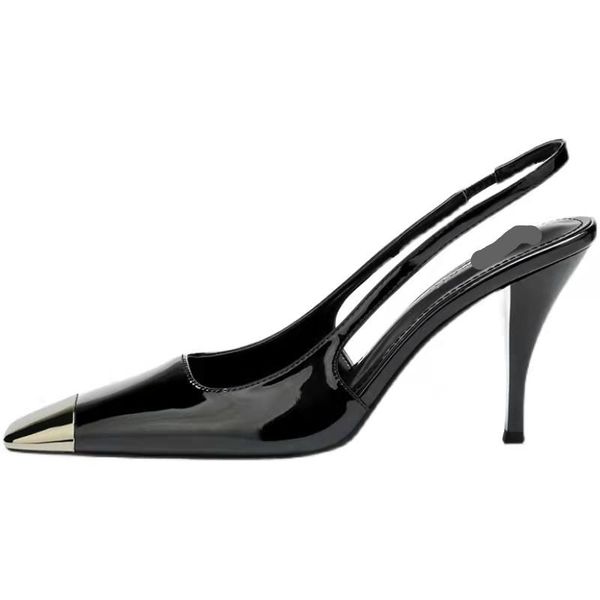 dress shoes fine heeled 2021 roman style square toe patent leather sandals ladies pump shallow mouth stiletto latest beige colore, Black
dress shoes fine heeled 2021 roman style square toe patent leather sandals ladies pump shallow mouth stiletto latest beige colore, Black