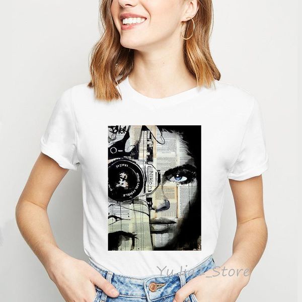 pgraphic print tshirt women vintage camera girl design t shirt 90s chemise femme diy friends shirt, White
pgraphic print tshirt women vintage camera girl design t shirt 90s chemise femme diy friends shirt, White