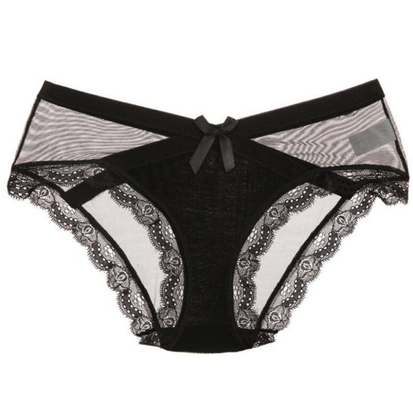 women's panties mesh underwear for woman lace briefs mid-rise female women lingerie 1 pcs, Black;pink
women's panties mesh underwear for woman lace briefs mid-rise female women lingerie 1 pcs, Black;pink