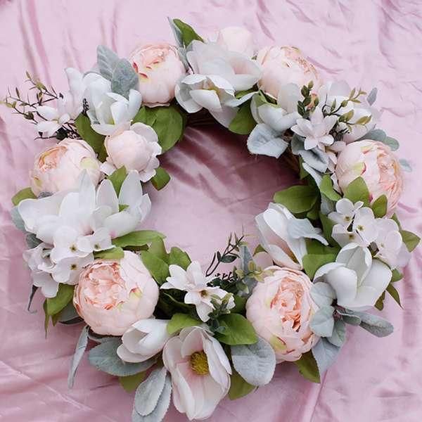spring wreath artificial peony flower wreath for front door, window, outdoor, wedding decorations
spring wreath artificial peony flower wreath for front door, window, outdoor, wedding decorations