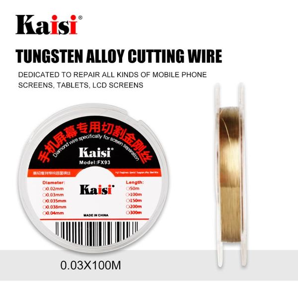 professional hand tool sets kaisi tungsten alloys steel wire lcd display screen separator for curved oled broken glass cutting remove mobile
professional hand tool sets kaisi tungsten alloys steel wire lcd display screen separator for curved oled broken glass cutting remove mobile