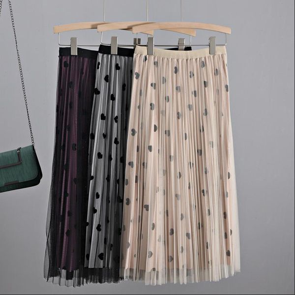 heart shape women mesh pleated skirt high waist long midi maxi skirts autumn winter elegant velvet tutu tulle skirts, Black
heart shape women mesh pleated skirt high waist long midi maxi skirts autumn winter elegant velvet tutu tulle skirts, Black