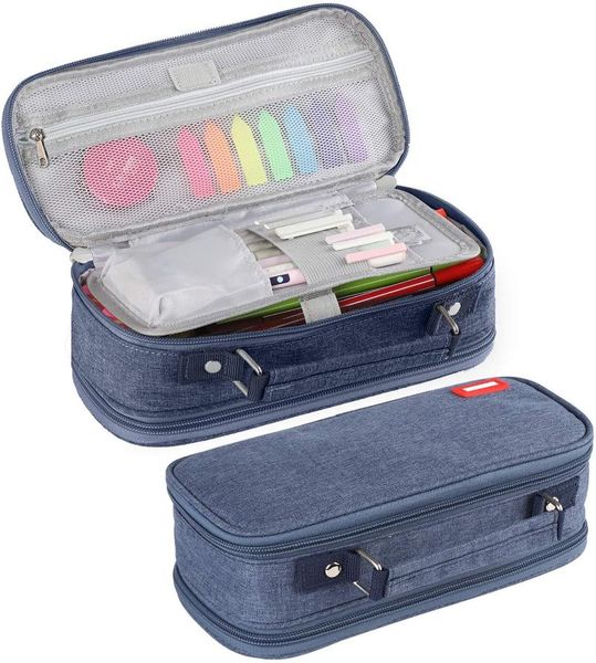 pencil cases double layered canvas case cute school bag pens pencils storage korean stationery
pencil cases double layered canvas case cute school bag pens pencils storage korean stationery