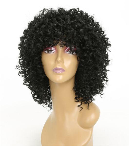 15 inches afro kinky curly synthetic wigs hightemperature fiber simulation human hair wig burgundy perruques de cheveux humains ws642m-1b, Black
15 inches afro kinky curly synthetic wigs hightemperature fiber simulation human hair wig burgundy perruques de cheveux humains ws642m-1b, Black