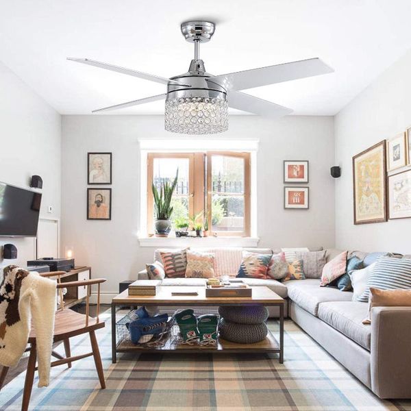 ceiling fans with lights 48 inch ceiling fan with remote crystal chandelier fans 4 reversible blades, satin nickel
ceiling fans with lights 48 inch ceiling fan with remote crystal chandelier fans 4 reversible blades, satin nickel