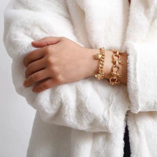 charm bracelets uodcm european and american fashion jewelry personality alloy skull bracelet two-piece ins net red exaggerated, Golden;silver
charm bracelets uodcm european and american fashion jewelry personality alloy skull bracelet two-piece ins net red exaggerated, Golden;silver