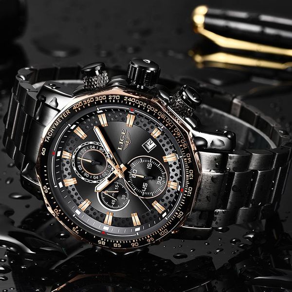 wristwatches relogio masculino 2021 watch men lige mens watches male sport quartz clock military waterproof chronograph, Slivery;brown
wristwatches relogio masculino 2021 watch men lige mens watches male sport quartz clock military waterproof chronograph, Slivery;brown