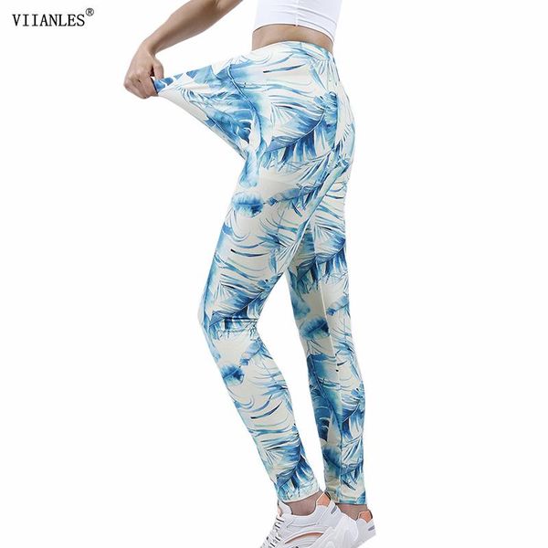 women's leggings viianles printing high waist casual leaf lady sports leggins nine pants fashion fitness gym jeggings, Black
women's leggings viianles printing high waist casual leaf lady sports leggins nine pants fashion fitness gym jeggings, Black