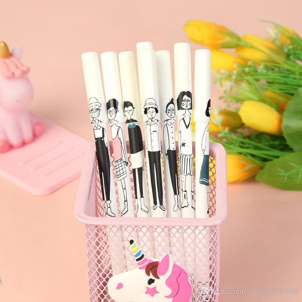 christmas new simple creative personality cute hand-painted character style student portable compact black gel pen office signature pen, Blue;orange
christmas new simple creative personality cute hand-painted character style student portable compact black gel pen office signature pen, Blue;orange
