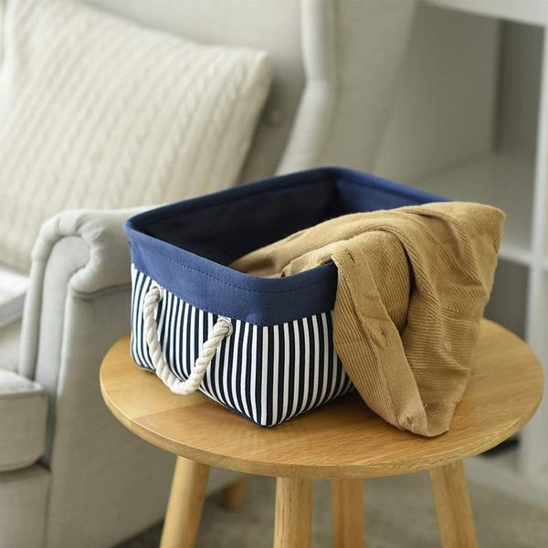 fabric nautical basket for storage,collapsible canvas storage bins containers organizing basket for gifts empty,shelves, closet
fabric nautical basket for storage,collapsible canvas storage bins containers organizing basket for gifts empty,shelves, closet