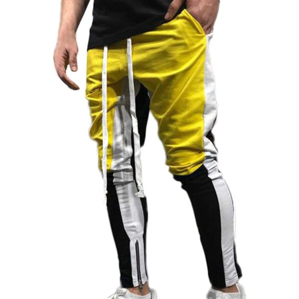 men's pants hip hop stitching style men cool drawstring long fashion fitness pant casual loose sweatpant drop, Black
men's pants hip hop stitching style men cool drawstring long fashion fitness pant casual loose sweatpant drop, Black