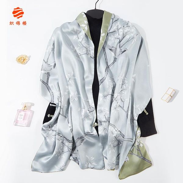 scarves silk thin section of hangzhou scarf joker middle-aged shawl mother money during the spring and autumn, Blue;gray
scarves silk thin section of hangzhou scarf joker middle-aged shawl mother money during the spring and autumn, Blue;gray
