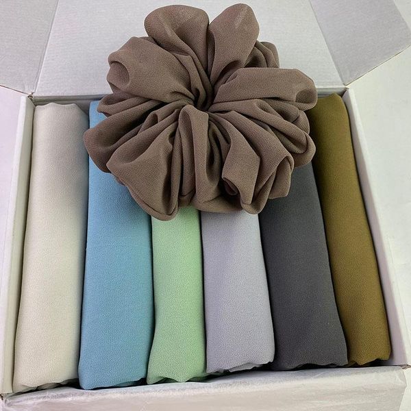 scarves luxury custom hijab gift box women muslim chiffon scarf islam shawl solid color head wrap foulard femme, Blue;gray
scarves luxury custom hijab gift box women muslim chiffon scarf islam shawl solid color head wrap foulard femme, Blue;gray
