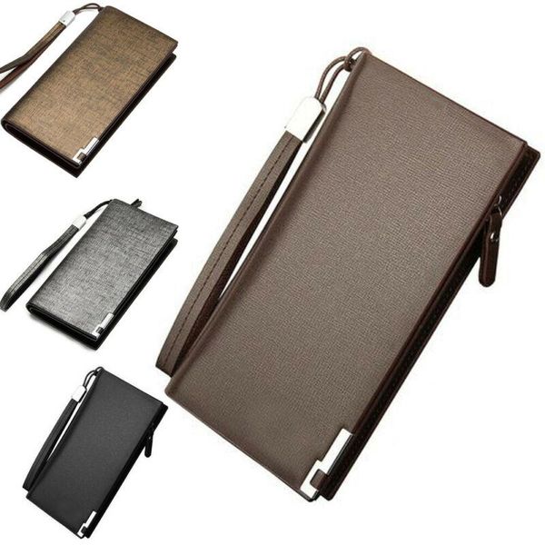 wallets 2021 men's wallet pu leather business fashion clutch bag multifunction portable holder card purse, Red;black
wallets 2021 men's wallet pu leather business fashion clutch bag multifunction portable holder card purse, Red;black