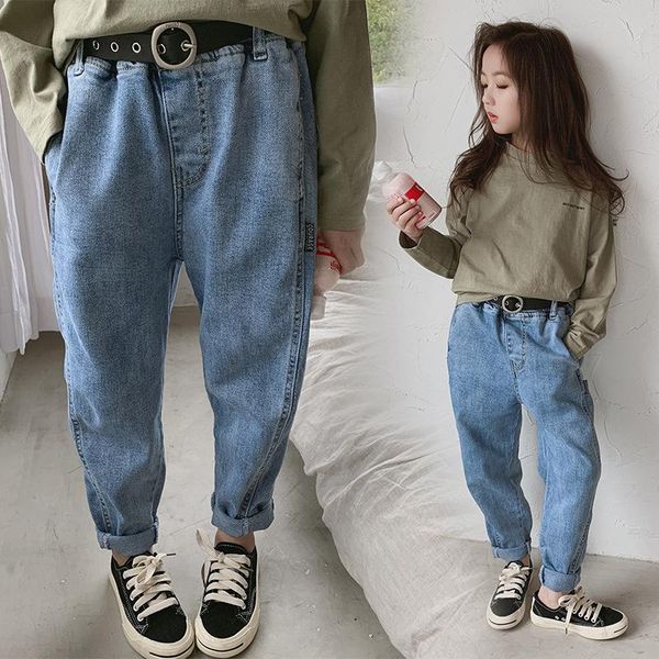 jeans for girls pencil pants kids jeans elastic waist children's autumn teenager girl casual pencil trousers, Blue
jeans for girls pencil pants kids jeans elastic waist children's autumn teenager girl casual pencil trousers, Blue