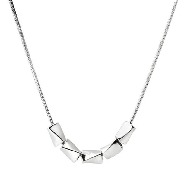 pendant necklaces simplicity temperament silver color clavicle chain necklace women's lucky bead charm female choker jewelry
pendant necklaces simplicity temperament silver color clavicle chain necklace women's lucky bead charm female choker jewelry
