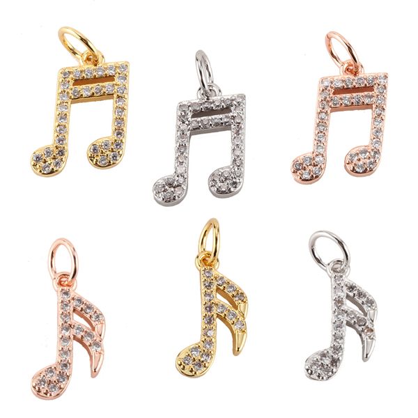 charm charms for jewelry making supplies gold musical notes diy earring necklace copper mosaic cz zircon accessories, Bronze;silver
charm charms for jewelry making supplies gold musical notes diy earring necklace copper mosaic cz zircon accessories, Bronze;silver