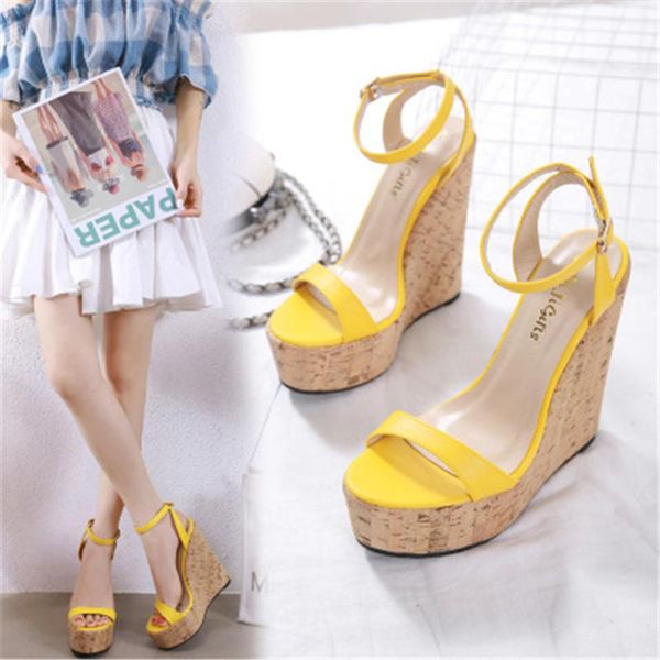 sandals 2021 fashion summer shoes peep toe women ladies high heels ankle buckle strap wedge platform black yellow
sandals 2021 fashion summer shoes peep toe women ladies high heels ankle buckle strap wedge platform black yellow