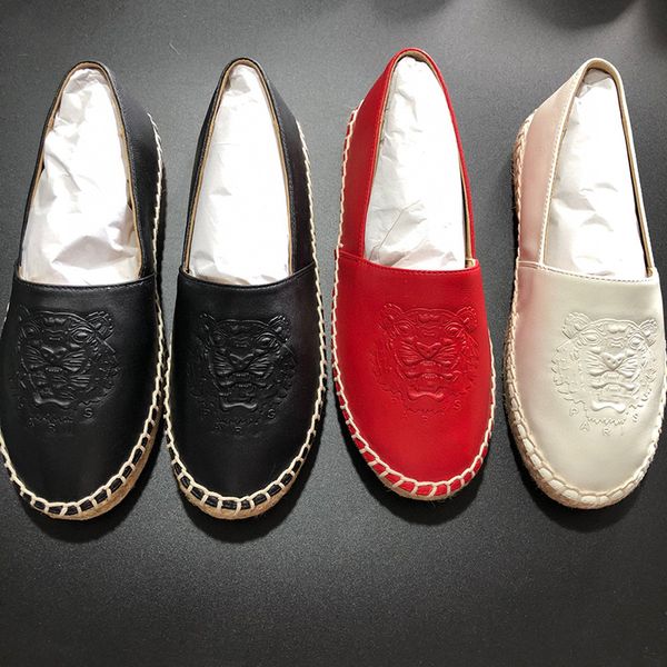 tiger leather espadrilles men women elasticated canvas loafers shoes stretch embroidery printing trainers soft straw weaving shoe with box 3, Black
tiger leather espadrilles men women elasticated canvas loafers shoes stretch embroidery printing trainers soft straw weaving shoe with box 3, Black
