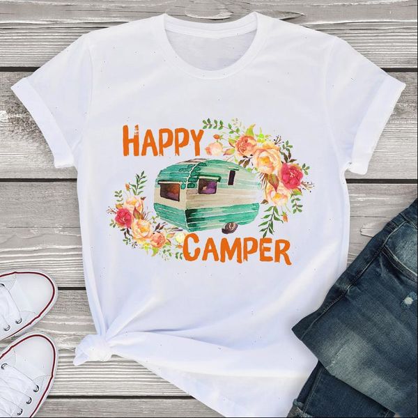 women graphic camper flower floral short sleeve fashion summer lady womens clothing t shirt tees female t shirt, White
women graphic camper flower floral short sleeve fashion summer lady womens clothing t shirt tees female t shirt, White