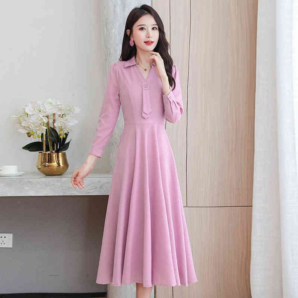 casual dresses women korea style goddess temperament solid color maxi dress autumn cotton linen long sleeve v neck tie clothes xcpe, Black;gray
casual dresses women korea style goddess temperament solid color maxi dress autumn cotton linen long sleeve v neck tie clothes xcpe, Black;gray
