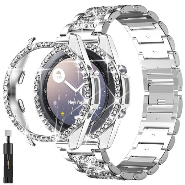 watch bands case + strap for samsung galaxy 3 41mm 45mm band with women dressy bling bracelet 45 correa, Black;brown
watch bands case + strap for samsung galaxy 3 41mm 45mm band with women dressy bling bracelet 45 correa, Black;brown