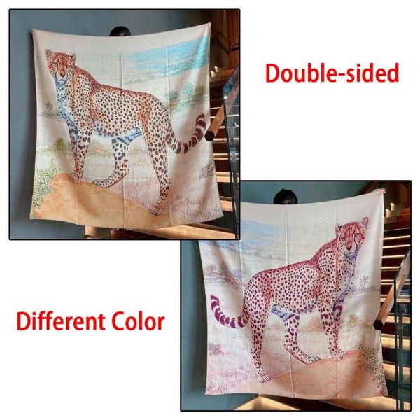 scarves 70% cashmere 30% silk scarf women fashion double-sided leopard cheetah shawl stole big blanket kerchief bandana 135*135cm, Blue;gray
scarves 70% cashmere 30% silk scarf women fashion double-sided leopard cheetah shawl stole big blanket kerchief bandana 135*135cm, Blue;gray