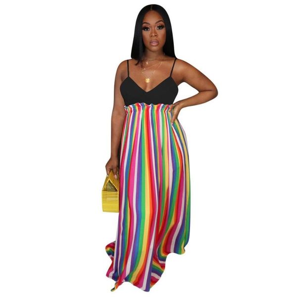 american style women's clothing spring/summer 2021 rainbow leopard print halter dress, Black;gray
american style women's clothing spring/summer 2021 rainbow leopard print halter dress, Black;gray