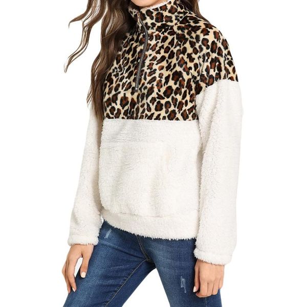 women's hoodies & sweatshirts unique women sweatshirt ladies long sleeve fleece warm zipper leopard fuzzy hoodie pullover outwear, Black
women's hoodies & sweatshirts unique women sweatshirt ladies long sleeve fleece warm zipper leopard fuzzy hoodie pullover outwear, Black
