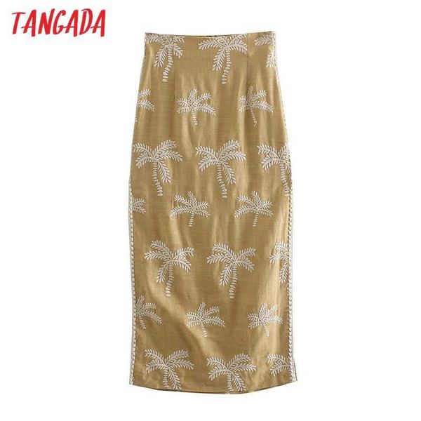 tangada women embroidery midi skirt faldas mujer vintage zipper high street ladies chic mid calf skirts je08 210609, Black
tangada women embroidery midi skirt faldas mujer vintage zipper high street ladies chic mid calf skirts je08 210609, Black