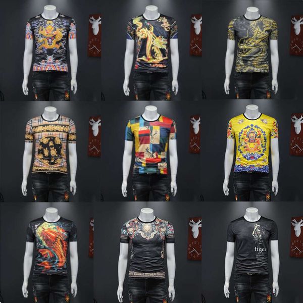 short sleeve men's summer thin ice silk short sleeve printed t-shirt fashion 3d pattern social guy smooth t-shirt men's breathable, White;black
short sleeve men's summer thin ice silk short sleeve printed t-shirt fashion 3d pattern social guy smooth t-shirt men's breathable, White;black