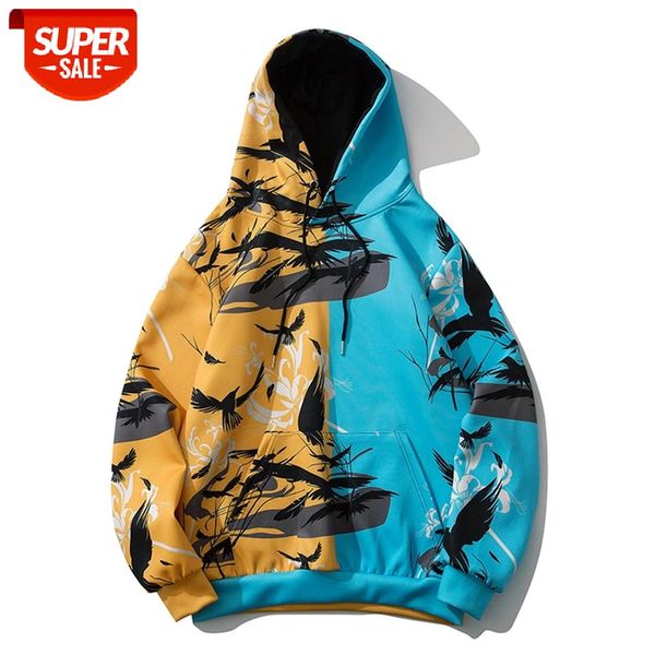 men women color block patchwork thin pullover bird print hip hop streetwear hoodie oversize cotton harajuku hoodie swatshirt #p626, Black
men women color block patchwork thin pullover bird print hip hop streetwear hoodie oversize cotton harajuku hoodie swatshirt #p626, Black