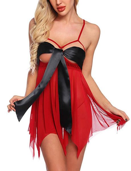 lady christmas babydoll underwear naughty knot body bow sexyy lingerie sleepwear new, Red;black
lady christmas babydoll underwear naughty knot body bow sexyy lingerie sleepwear new, Red;black