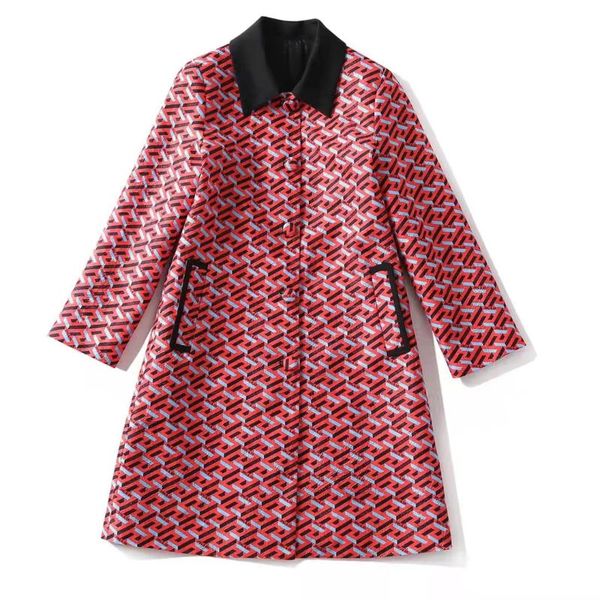 women's trench coats european and american clothing autumn winter 2022 long sleeve lapel jacquard print fashionable coat, Tan;black
women's trench coats european and american clothing autumn winter 2022 long sleeve lapel jacquard print fashionable coat, Tan;black